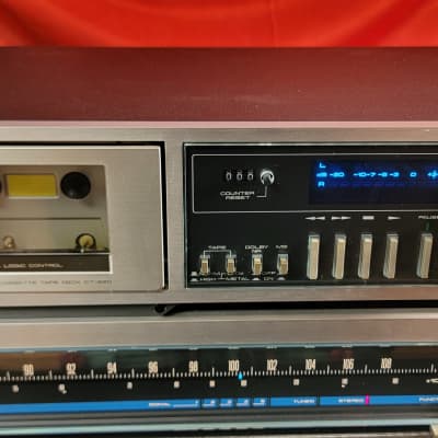 VINTAGE PIONEER SA-520, TX-520, CT-520 COMPLETE STEREO SYSTEM TAPE PLAYER STEREO 1980s image 2