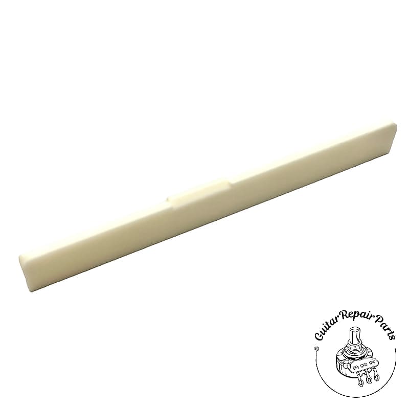 Compensated Saddle For Classical Guitar Bleached Bone Reverb