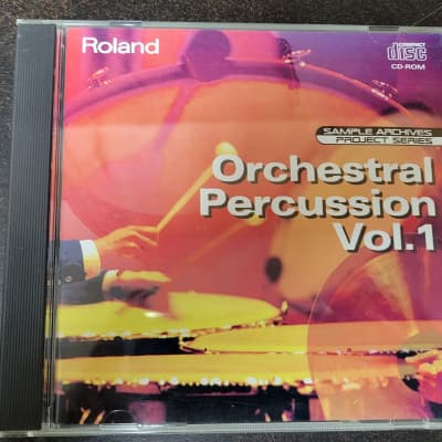 Roland Orchestral Percussion Vol 1 Sample Library for SP -750/770/700 and Compatible Devices 1993-CDROM