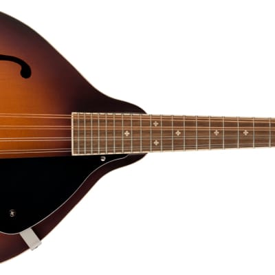 Fender #0970382337 - PM-180E Paramount Acoustic-Electric Mandolin with Gig Bag, Aged Cognac Burst image 1