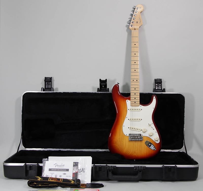 2012 Fender American Standard Stratocaster Sienna Sunburst Ash Body w/OHSC image 1