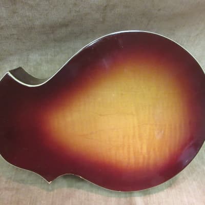 1950's Kay KM 70 8 String Mandolin Sunburst Great Shape Loud ! Pro Set Up Free US Shipping! image 12
