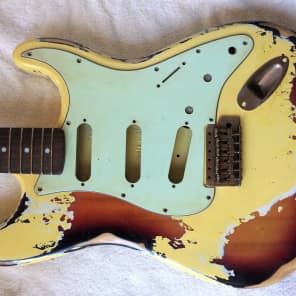 Fender stratocaster relic body hotsell