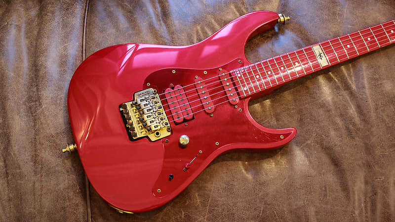 Japan Fernandes LA-85KK L'arc en Ciel Ken Kitamura Signature 1996 Red