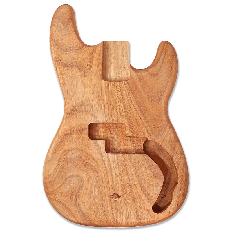 BexGears PB Guitar Body for PB Bass Guitar, Okoume Wood Body