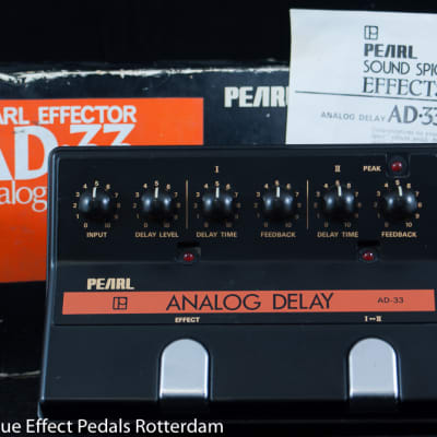 Pearl AD-33 Analog Delay early 80's Japan s/n 857007 with MN3005 BBD image 1