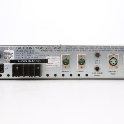 Summit Audio DCL-200 Dual Compressor Limiter XLR Cables 1U Rack Spacer #48771 image 10