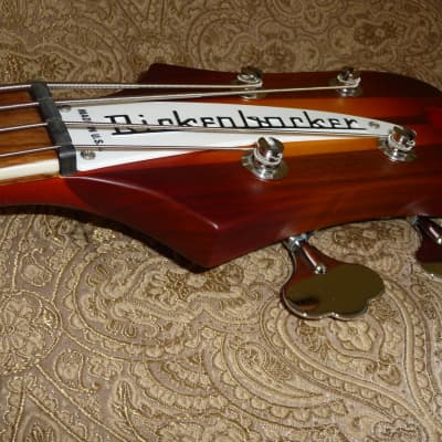 2023 Limited Edition Rickenbacker 4003 CB AUT Bass - SATIN Autumnglo - Checkerboard Binding image 6