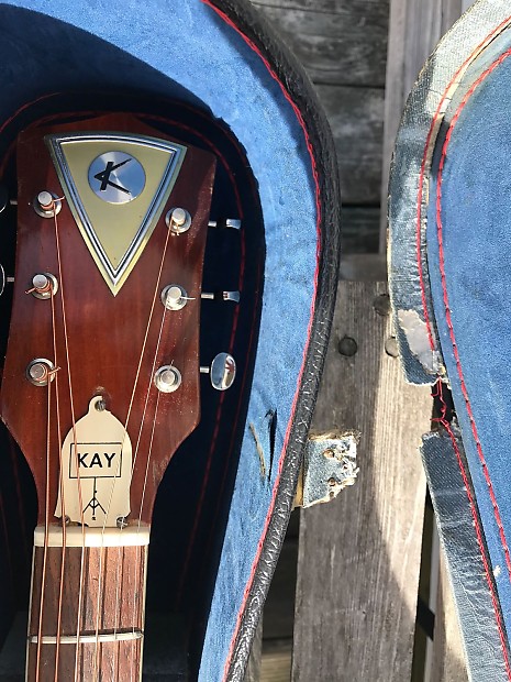 Kay K6109 X-Braced Dreadnought Guitar with K&K pickup | Reverb