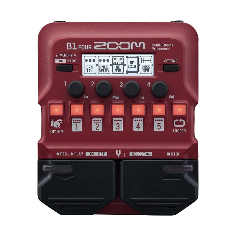 ZOOM B1 Four - MULTIEFFETTO PER BASSO CON LOOPER E PATTERN RITMICI