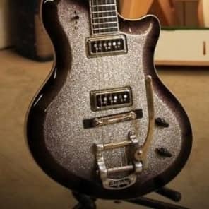 Paul Rhoney Oceana Duo Tone 2014 Silver Sparkle Burst. Possible Trade for ES-335 image 3
