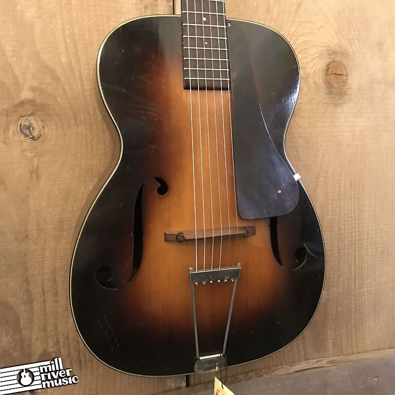Martin R-18 Vintage Archtop Acoustic Guitar Sunburst c. 1934 w/ OHSC