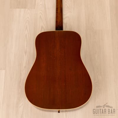 1979 Gibson J-40 Vintage Square Shoulder Dreadnought Acoustic Guitar w/ Case image 3