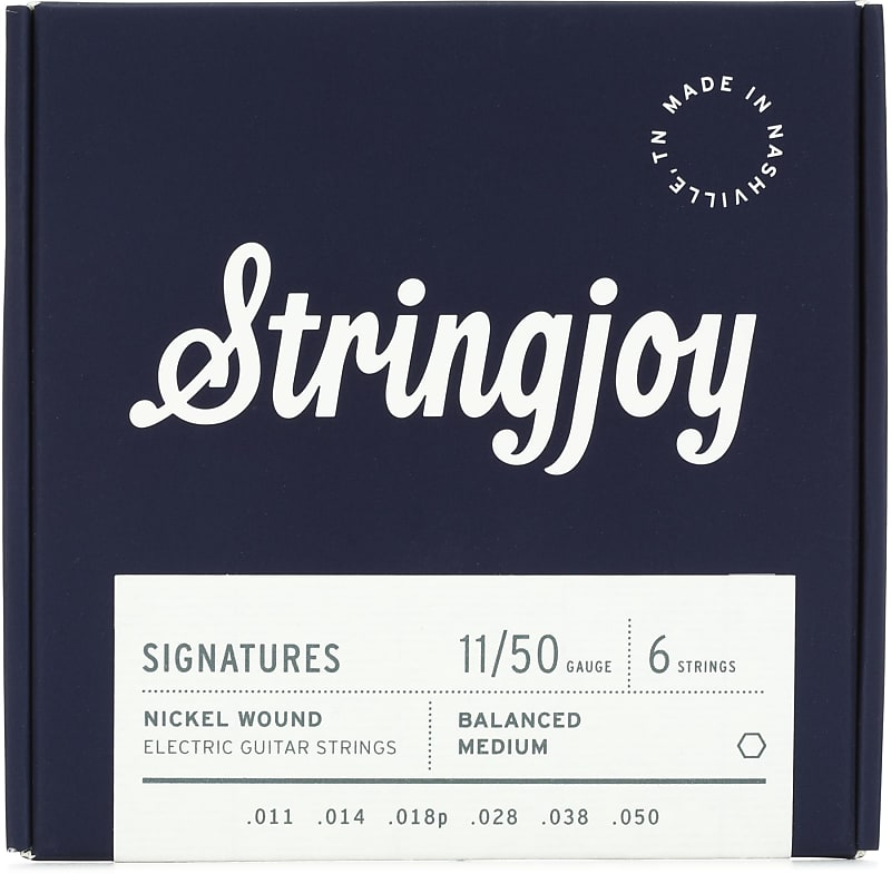 Stringjoy Signatures Nickel-wound Balanced Electric Guitar Strings - .011 - .050 Medium image 1