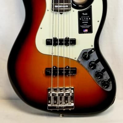 Fender American Ultra Jazz Bass, Rosewood FB, Ultraburst, 2023 image 9