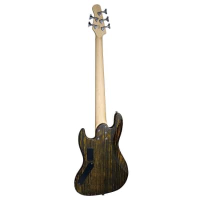 Michael Kelly Element 5OP 5-String Bass Guitar (Trans Yellow)(New) image 5