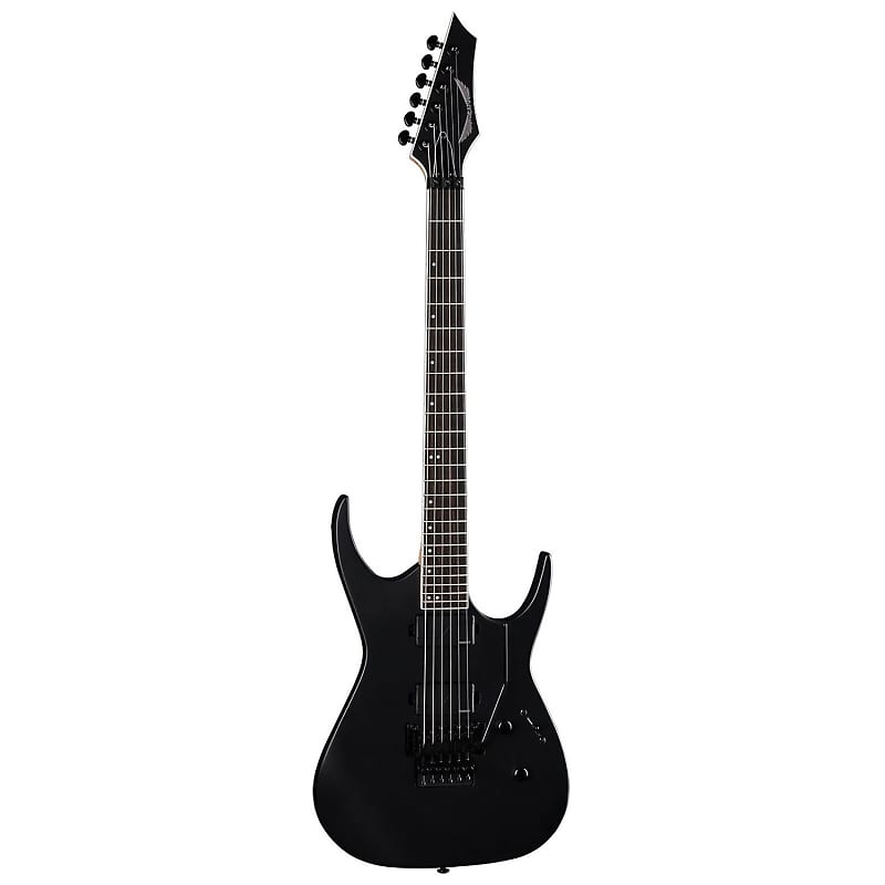 Mint Dean Exile Select Floyd Fluence Guitar, Ebony Fretboard, Black Satin image 1