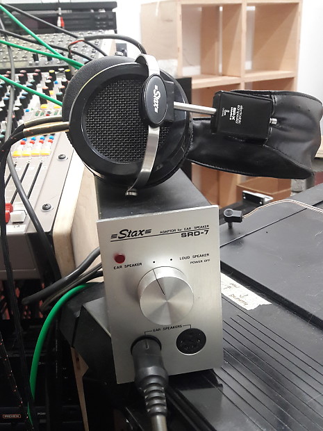 Stax　SR-X MK-3 ヘッドフォンとSRD-7 アダプター Stax SR-X MK3 Vintage Headphones and SRD-7 Amp