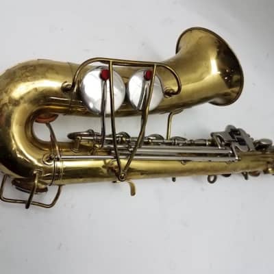 Selmer Bundy Alto Saxophone Brass, USA, Good Condition, with wear image 3