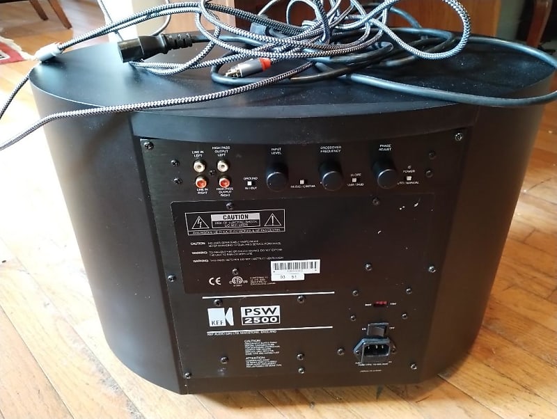 KEF ブラック サブウーファー PSW2500 KEF ブラック サブウーファー PSW2500 - メルカリ