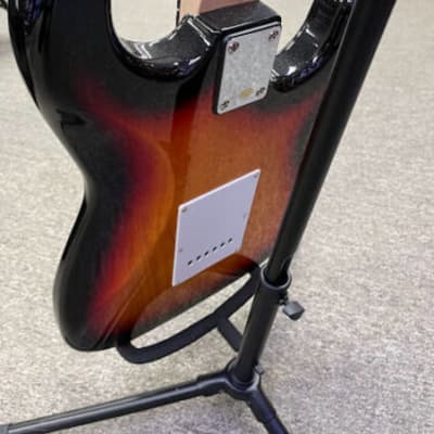 Austin AST100L Left-Handed Double Cutaway Electric Guitar Sunburst image 5