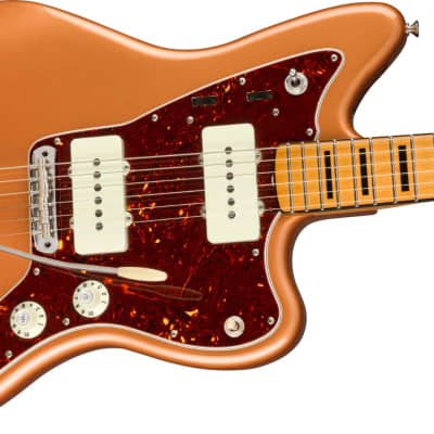 Fender Troy Van Leeuwen Signature Jazzmaster Bound Maple Fingerboard, Copper Age image 5