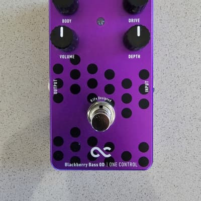 One Control Blackberry Bass Overdrive - FREE SHIPPING! for sale