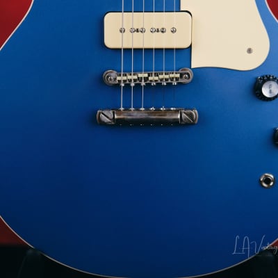 Josh Williams Stella Jr. Electric Guitar #276 - Lightly Relic'd Pelham Blue Finish with  Lollar P90 Soapbar Pickups! image 4