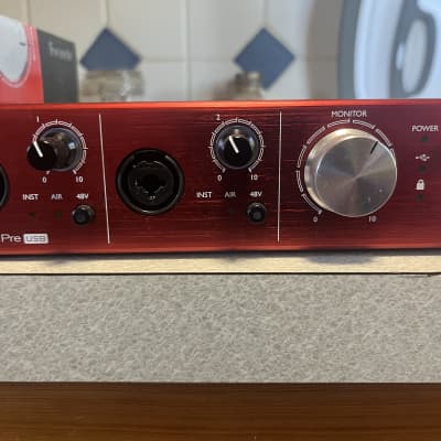 Focusrite Clarett 2Pre USB Audio Interface 2020 - Red for sale