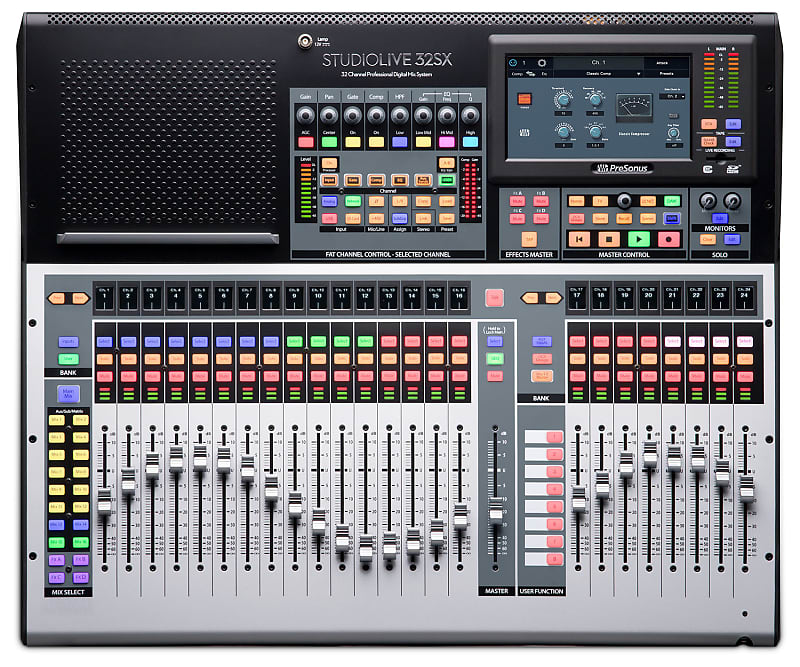 Presonus STUDIOLIVE 32SX Compact 32-Ch. 22-Bus Digital Mixer+Recording Interface image 1