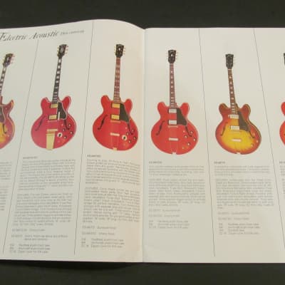 Vintage 1966 Gibson Guitar Full Line Catalog With Original Price List image 5