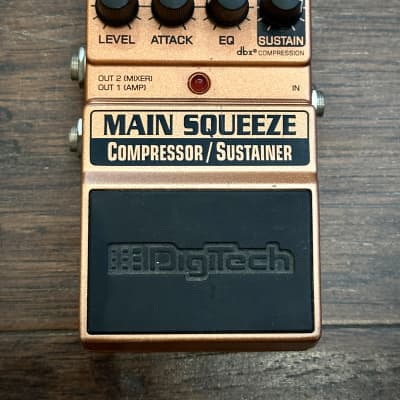 DigiTech Main Squeeze Compressor Sustainer Pedal | Reverb