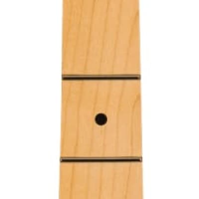 Fender Player Series Jazz Bass Neck, 22 Medium Jumbo Frets, Maple, 9.5 inch, Modern C image 1