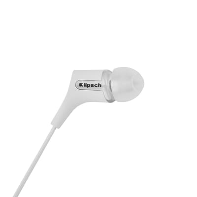 Klipsch - R6i - In-Ear Headphones with In-Line Mic and Apple Controls - White image 2