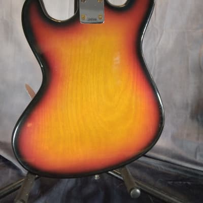 Teisco Vintage Made in Japan "Melodier" Solid Body Electric Guitar 1960s Tobacco Burst image 3