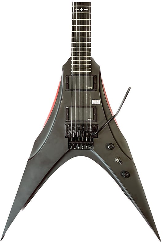ジャンク DBZ ギター DBZ Venom Flying V Electric Guitar with Floyd Rose + OHSC