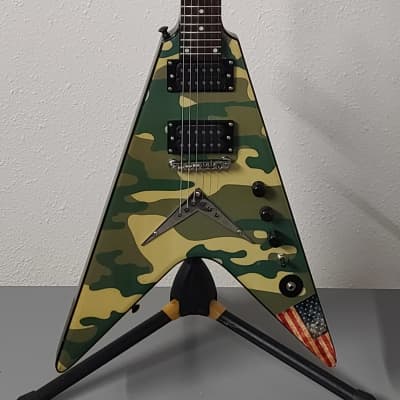 Washburn Dime V Dimebag Darrell Pantera Camo with Camo