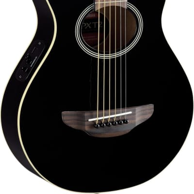 Yamaha APXT2 3/4 Size Acoustic Electric Guitar Black image 1