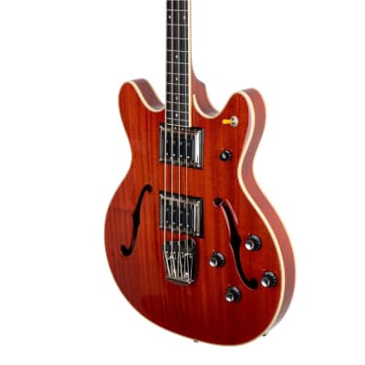 Guild Starfire bass II in Natural Mahogany – with hardshell case – KSG2203058 image 6