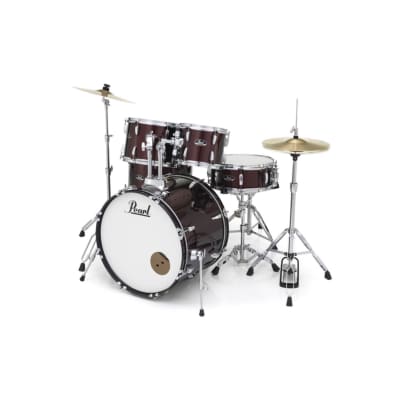 Pearl RS525SC Roadshow Complete Drum Kit, 5-Piece, Wine Red image 1