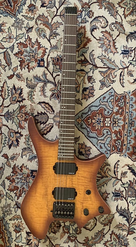 ギター NK NK Guitars Fanned Frets Headless Black Eye Poplar Strandberg