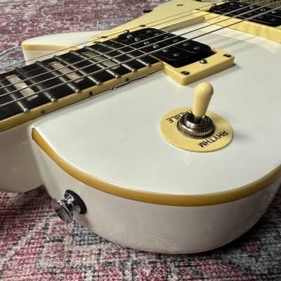 Sheridan A100 Les Paul Electric Guitar in Pearl White w/EMG Pickups image 13