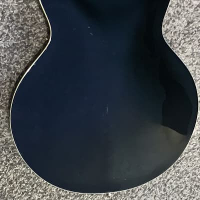 Epiphone Sheraton II eb ebony black semi hollow  body electric guitar ohsc image 6