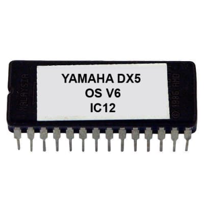 Yamaha DX-5 - Version 6 Firmware OS update Upgrade EPROM for DX5 Eprom Rom