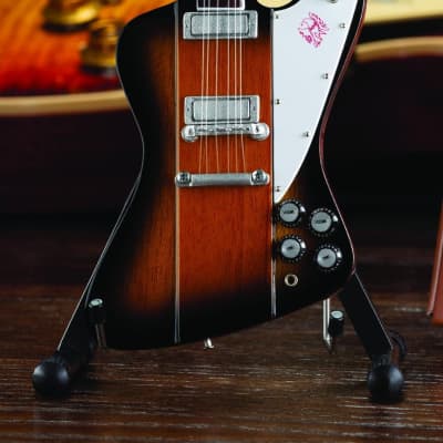 Axe Heaven Gibson Firebird V Vintage 1:4 Mini Guitar Replica - Sunburst - GG-425 image 4