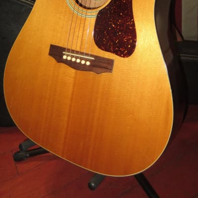1975 Guild D-35 Natural Flattop Acoustic w/ Case for sale