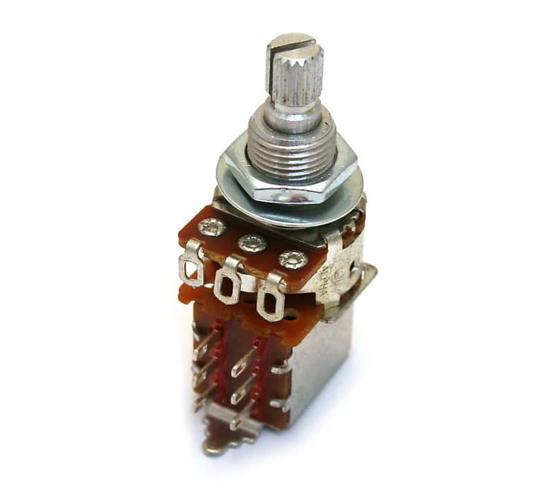 EP-0225-000 Push/Pull 25K Audio Taper Potentiometer with Nut | Reverb