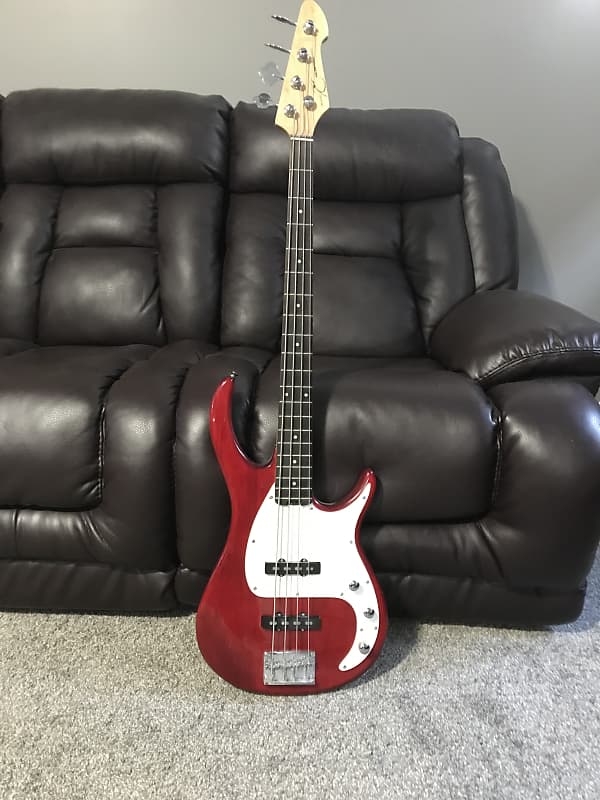 Peavey Milestone 4-String Electric Bass 2010s Red image 1