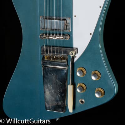 Gibson Custom Shop 1963 Firebird V Maestro Vibrola Murphy Lab Ultra Light Aged Pelham Blue (473) for sale