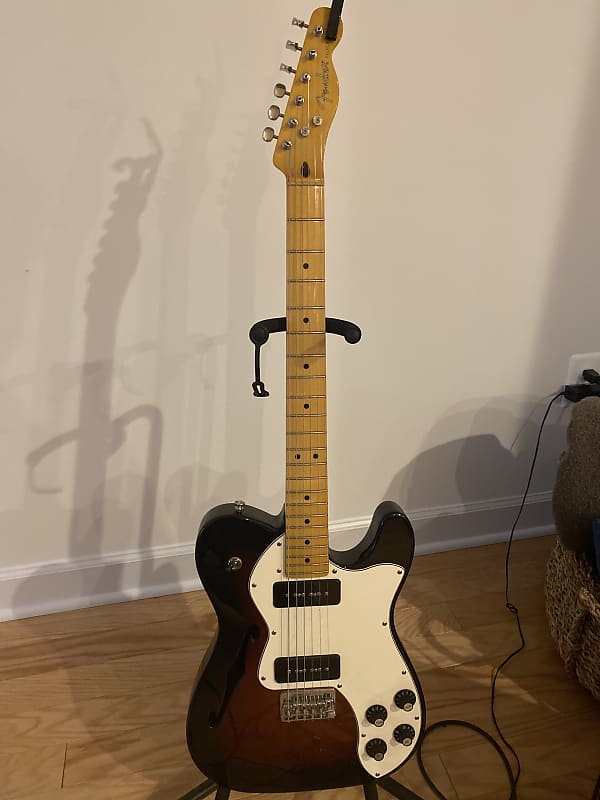Fender Modern Player Telecaster Thinline Deluxe 2012 - 2018 3-Color Sunburst image 1
